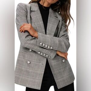 PAIGE Hollie Blazer - Grey Multi size M